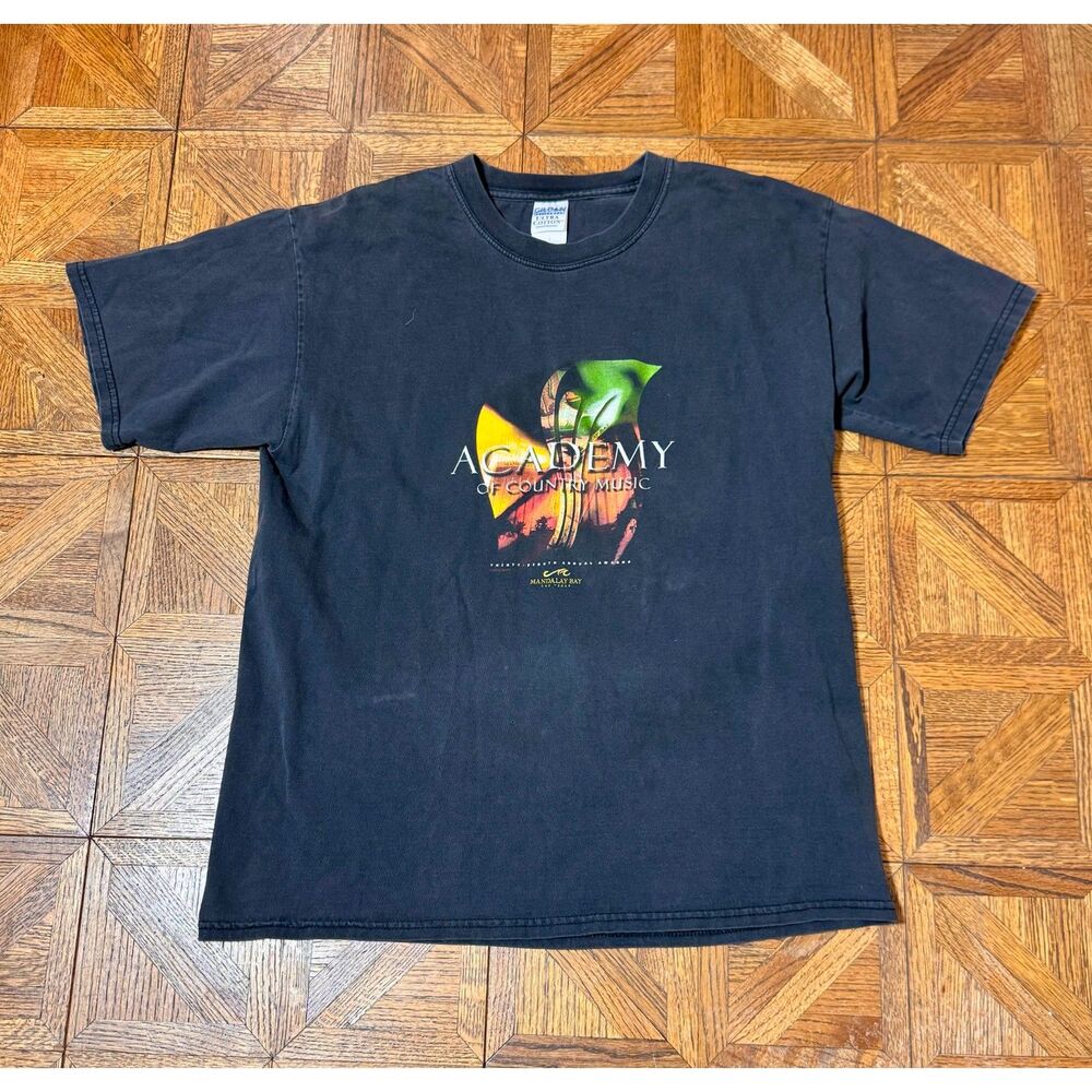 Vintage 2003 Academy of Country Music Awards T Shirt Size L Mandalay Bay Y2K ACM